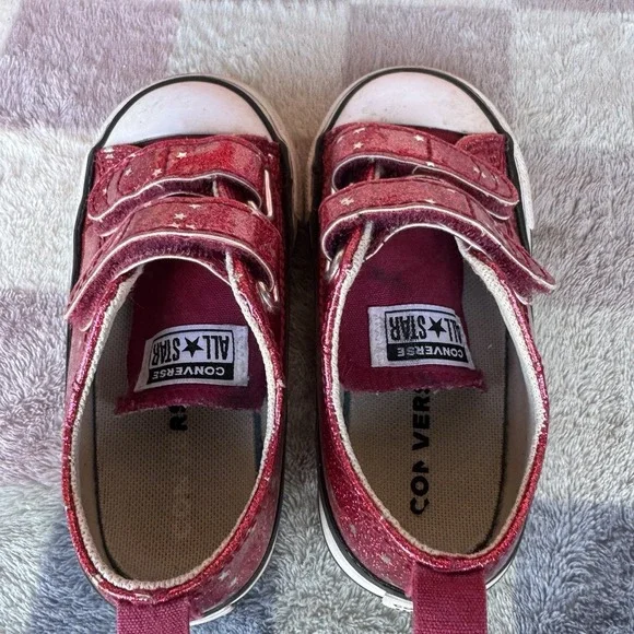 Size 7c - Converse Kids Chuck Taylor All Star Glitter Easy On (infant/Toddler) - Picture 7 of 7